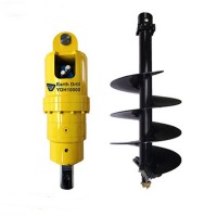 Tree planting digging machines for skid steer attachment hydraulic earth auger