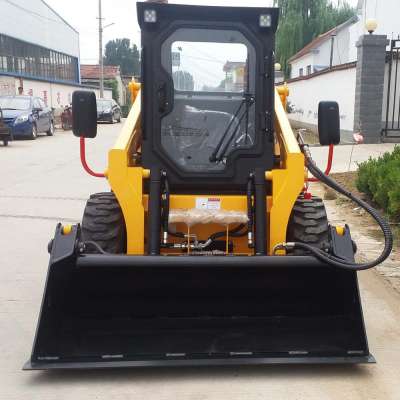 china made brand new 0.45m3 bucket capacity skid steer wheel  loader made in china