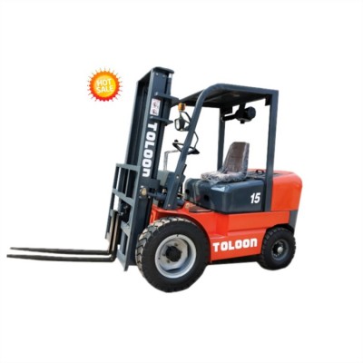 TOLOON Forklift truck 1.5 ton Diesel small forklift with attachments