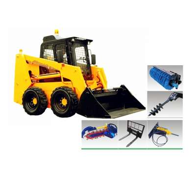 Wheel moving made in China skid Steer Loader for sale