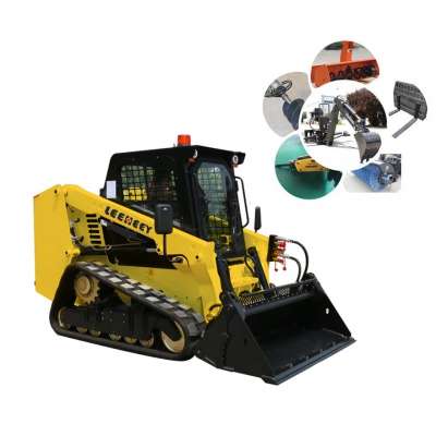 Fork backhoe sweeper many attachment Mini Skid Steer Loaders for sale