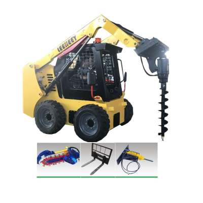 LH1185 wheel loaders made in China skid Steer Loader with leeheey brand